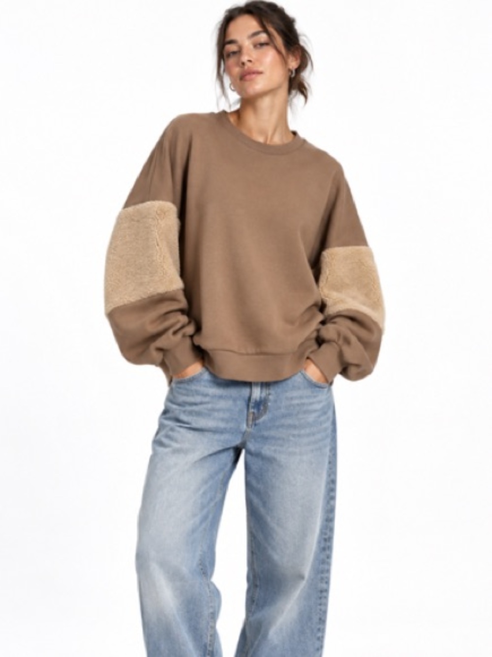 Icone Oversized Teddy Sweatshirt